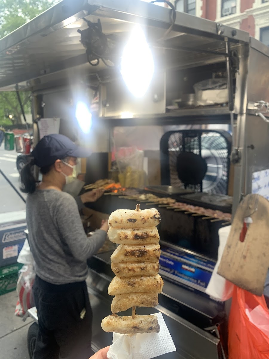 Young Xinjiang Bbq Cart
